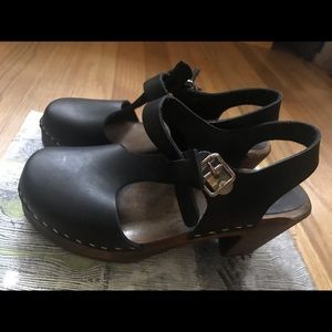 Lotta From Stockholm Size 38 Black Clog